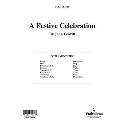 Hal Leonard A Festive Celebration Orchestra composed by John Leavitt