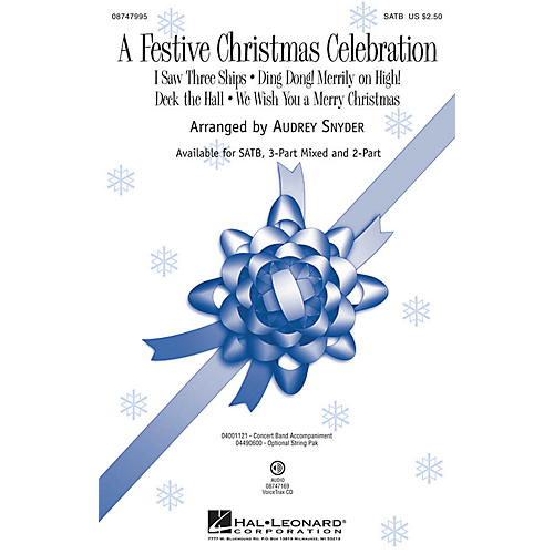 Hal Leonard A Festive Christmas Celebration SATB arranged by Audrey Snyder