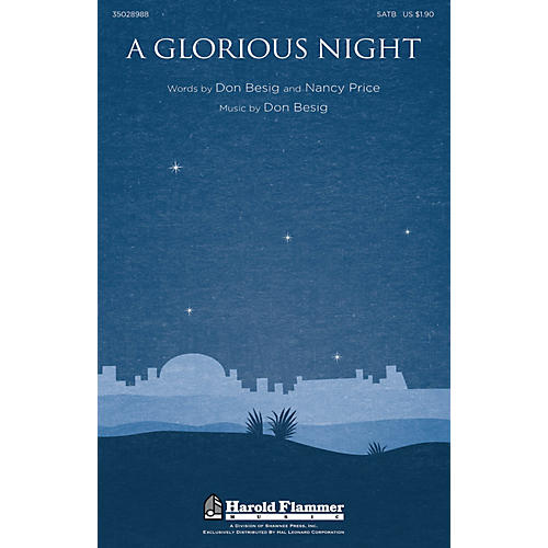 Shawnee Press A Glorious Night SATB composed by Don Besig