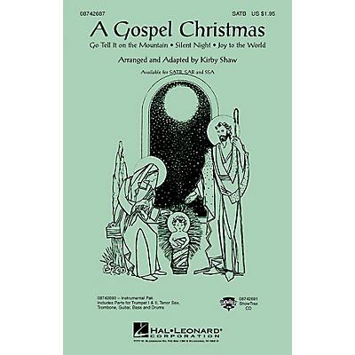 Hal Leonard A Gospel Christmas (Medley) Combo Parts Arranged by Kirby Shaw