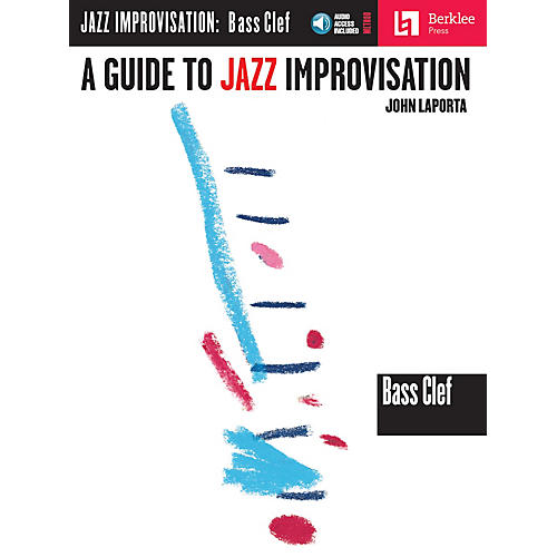Berklee Press A Guide to Jazz Improvisation (Bass Clef Edition) Berklee Guide Series Softcover with CD by John LaPorta