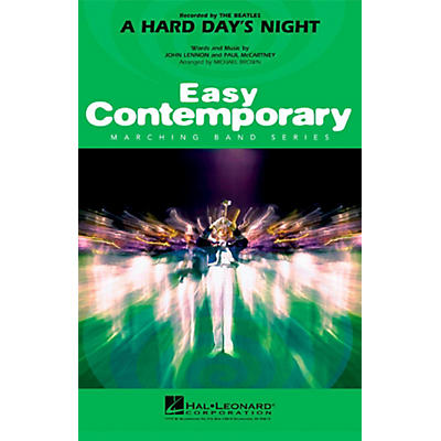 Hal Leonard A Hard Day's Night - Easy Pep Band/Marching Band Level 2