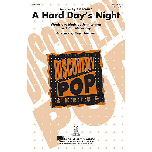 Hal Leonard A Hard Day's Night (Discovery Level 2) VoiceTrax CD by The Beatles Arranged by Roger Emerson