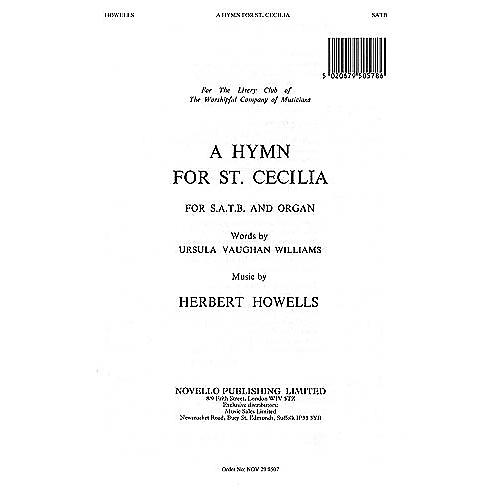 Novello A Hymn for St. Cecilia SATB Composed by Herbert Howells