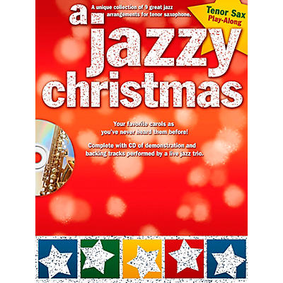 Hal Leonard A Jazzy Christmas - Tenor Sax Play-Along Book/CD