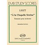 Editio Musica Budapest A La Chapelle Sixtine-mnsc EMB Series by Franz Liszt