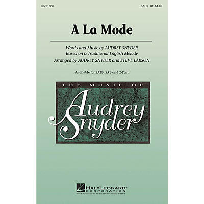Hal Leonard A La Mode SAB Arranged by Audrey Snyder