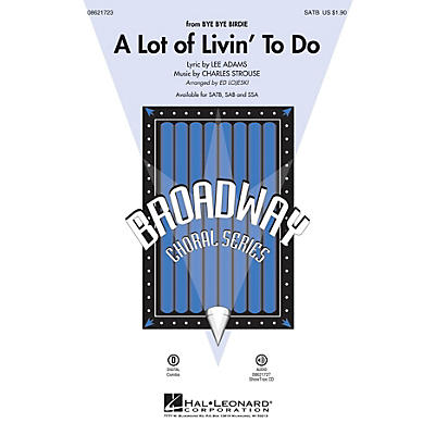 Hal Leonard A Lot of Livin' To Do (from Bye Bye Birdie) ShowTrax CD Arranged by Ed Lojeski