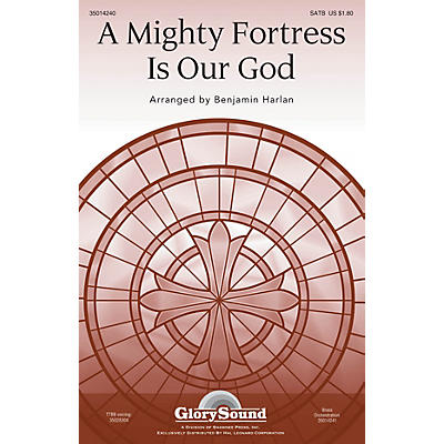 Shawnee Press A Mighty Fortress Is Our God SATB arranged by Benjamin Harlan