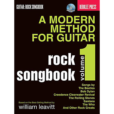 Hal Leonard A Modern Method For Guitar Rock Songbook Volume 1 Book/CD