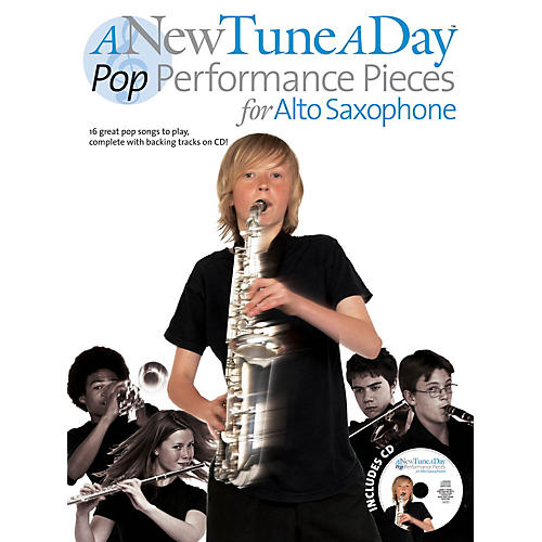 Music Sales A New Tune a Day - Pop Performances for Alto Saxophone Music Sales America Series Book with CD