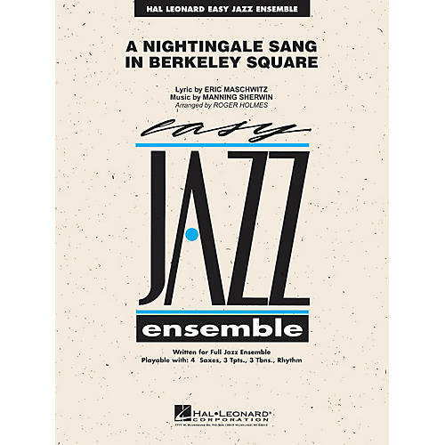 Hal Leonard A Nightingale Sang in Berkeley Square Jazz Band Level 2 Arranged by Roger Holmes