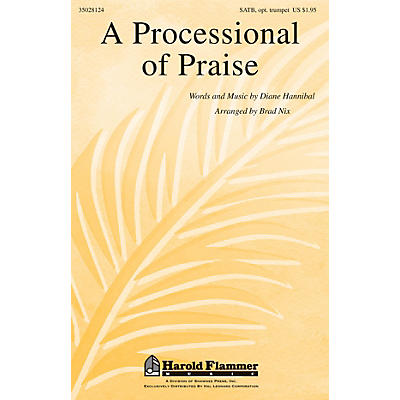 Shawnee Press A Processional of Praise SATB, TRUMPET arranged by Brad Nix