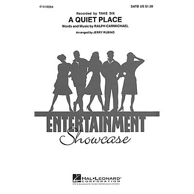 Hal Leonard A Quiet Place SATB DV A Cappella by Take Six arranged by Jerry Rubino