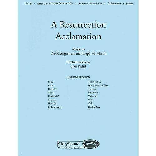 Shawnee Press A Resurrection Acclamation Score & Parts arranged by Stan Pethel