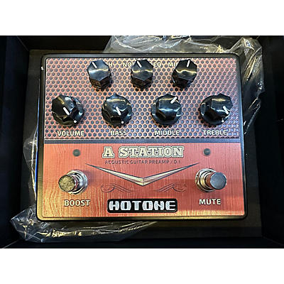 Hotone Effects A STATION PREAMP ACOUSITC DI Pedal