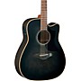 Open-Box Yamaha A-Series A1M Cutaway Dreadnought Acoustic-Electric Guitar - Condition 2 - Blemished Transparent Black 197881458096