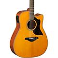 Yamaha A-Series A1M Cutaway Dreadnought Acoustic-Electric Guitar - Transparent BlackVintage Natural