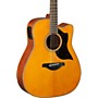 Yamaha A-Series A1M Cutaway Dreadnought Acoustic-Electric Guitar - Vintage Natural
