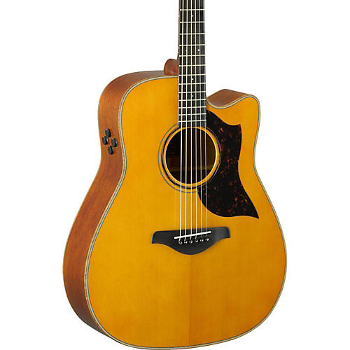Yamaha A-Series A3M Dreadnought Cutaway Acoustic-Electric Guitar Condition 2 - Blemished Vintage Natural 197881342067