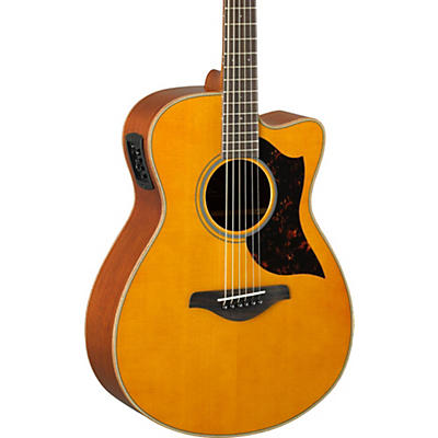 Yamaha A-Series AC1M Cutaway Concert Acoustic-Electric Guitar -