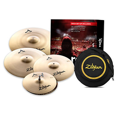 Zildjian A Series Cymbal Pack Rock With Free Bag