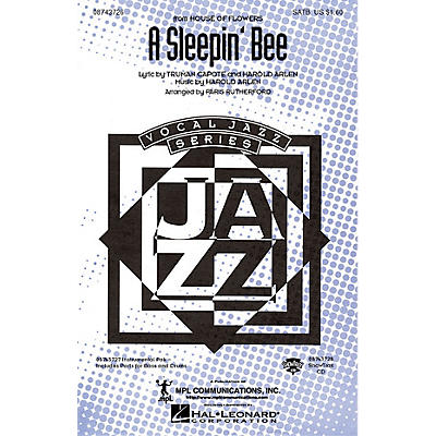 Hal Leonard A Sleepin' Bee (from House of Flowers) IPAKR Arranged by Paris Rutherford