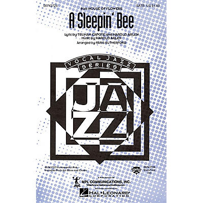 Hal Leonard A Sleepin' Bee (from House of Flowers) SATB arranged by Paris Rutherford