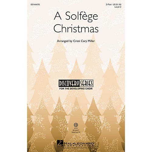 Hal Leonard A Solfège Christmas (Discovery Level 2) VoiceTrax CD Arranged by Cristi Cary Miller