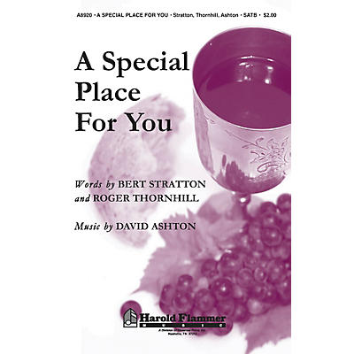 Shawnee Press A Special Place for You SATB composed by David Ashton