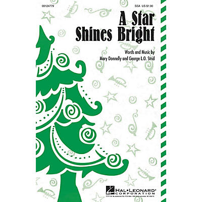 Hal Leonard A Star Shines Bright SSA composed by Mary Donnelly