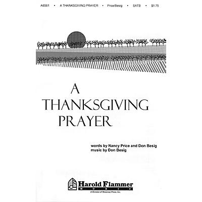 Shawnee Press A Thanksgiving Prayer 2-Part Composed by Don Besig