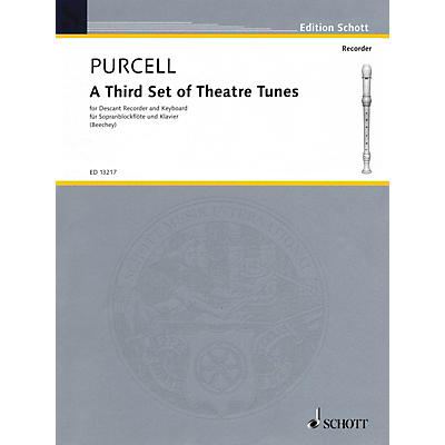 Schott A Third Set of Theatre Tunes (Descant Recorder and Piano) Woodwind Series CD