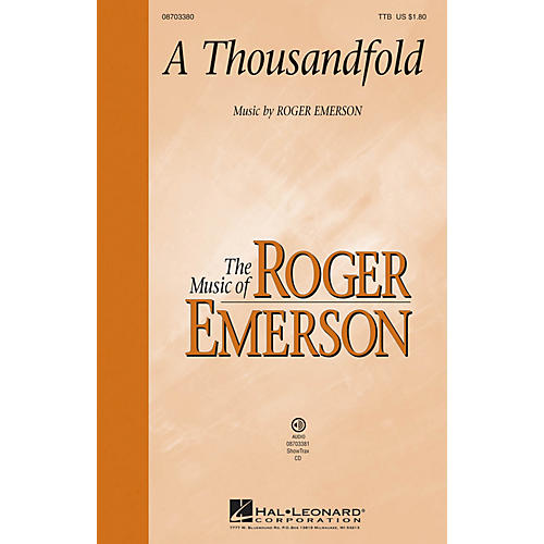 Hal Leonard A Thousandfold ShowTrax CD Composed by Roger Emerson