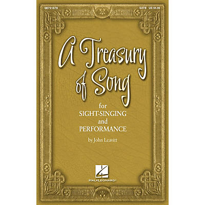 Hal Leonard A Treasury of Song for Sight-Singing and Performance SATB