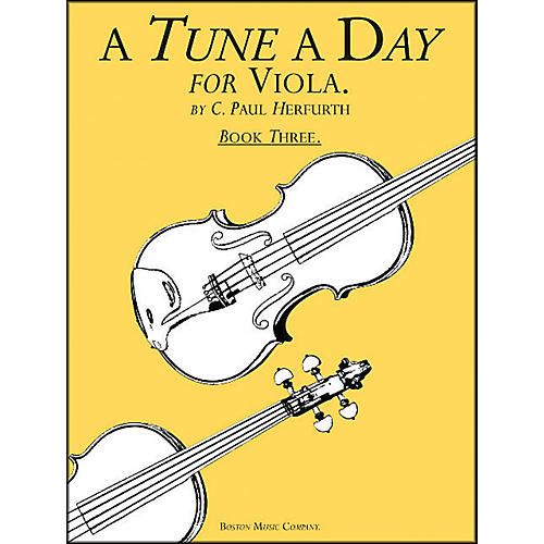 Music Sales A Tune A Day Viola Book 3