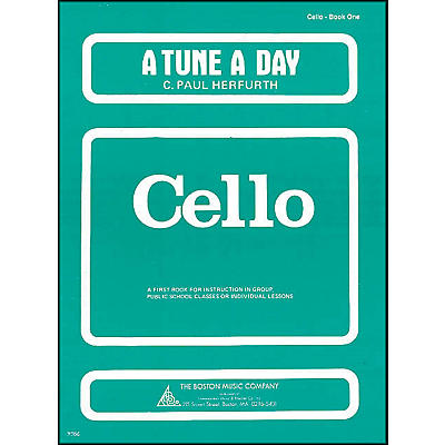 Music Sales A Tune A Day for Cello Book 1