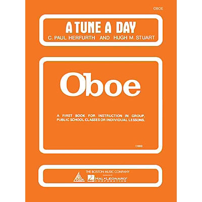 Music Sales A Tune a Day - Oboe (Book 1) Music Sales America Series Written by C. Paul Herfurth