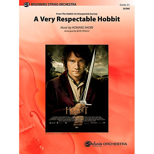 A Very Respectable Hobbit (from The Hobbit: An Unexpected Journey) Full Orchestra Grade 2.5 Set