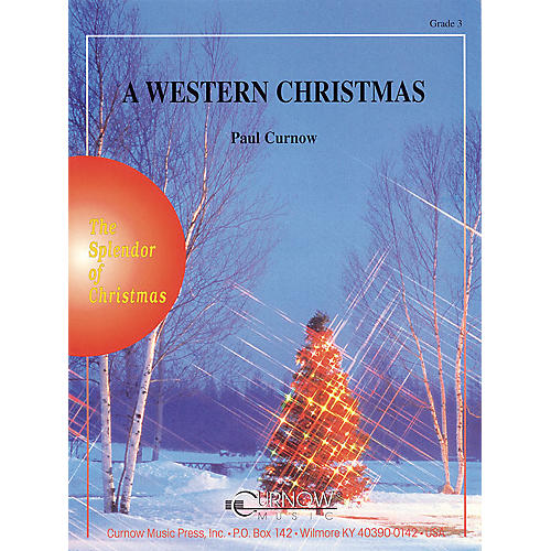 A Western Christmas (Grade 3 - Score and Parts) Concert Band Level 3 Composed by Paul Curnow