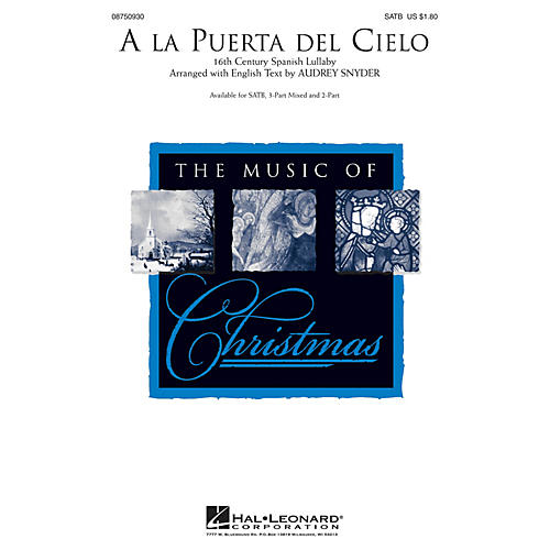 Hal Leonard A la Puerta del Cielo 3-Part Mixed Arranged by Audrey Snyder