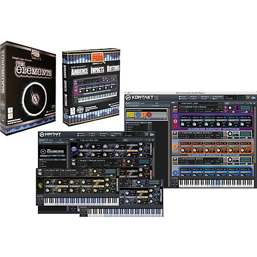 A.I.R. 2.0 & The Elements EXP Virtual Instrument Library Software Combo Bundle