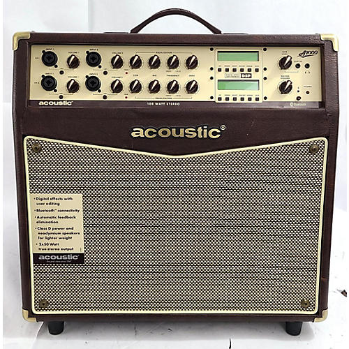 A1000 2x50W Stereo Acoustic Guitar Combo Amp