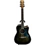 Used Yamaha A1M Acoustic Electric Guitar Black