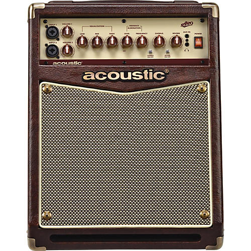 Acoustic A20 20W Acoustic Guitar Amplifier Brown/Tan