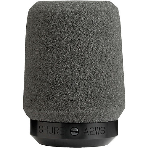 Shure A2WS Locking Foam Windscreen for 545 Series and SM57 Grey