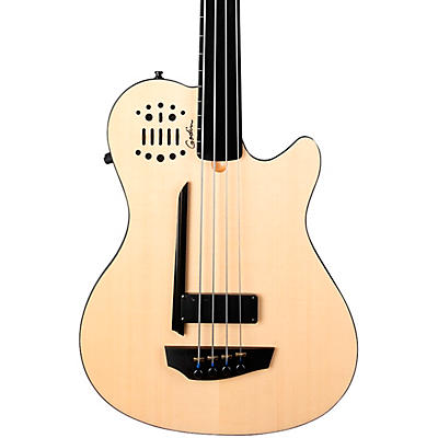 Godin A4 Ultra Natural Fretless Semi-Acoustic Bass Guitar -