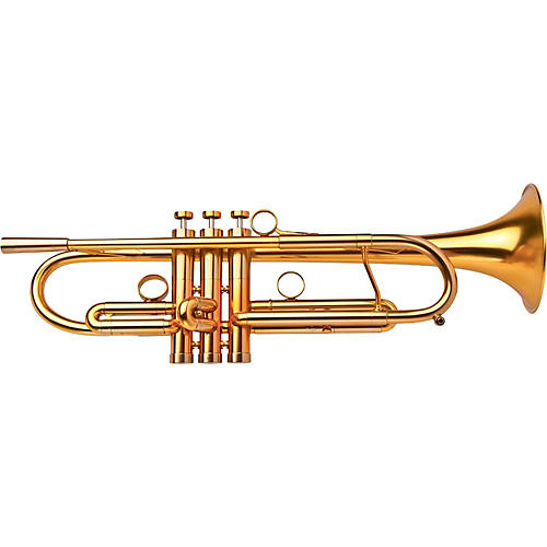 Adams A4LT Selected Series Professional Bb Trumpet Satin Gold Lacquer