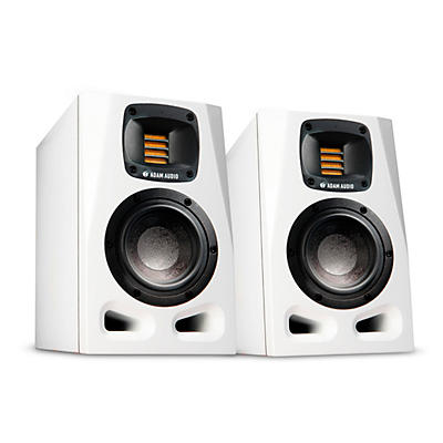 Adam Audio A4V 4" 2-Way Powered Studio Monitor (Pair), Limited White