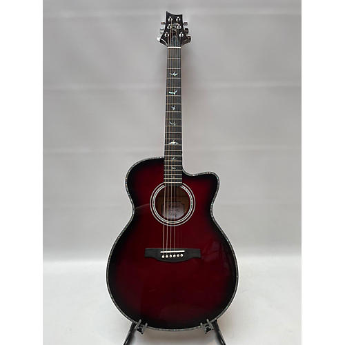 PRS A50E Acoustic Electric Guitar Fired Red Burst